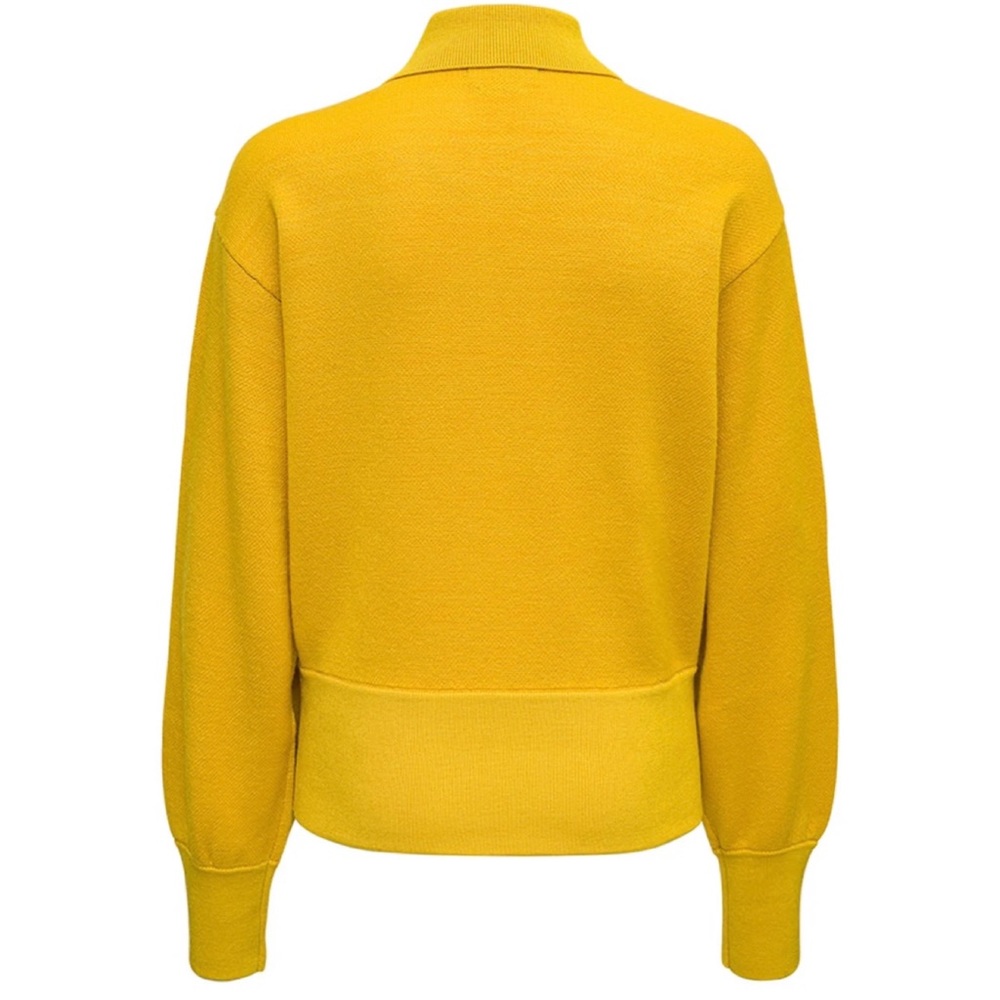 ISABEL MARANT • Yellow Heron Polo Neck Wool-Blend Long Sleeve Sweater, 4 - Picture 5 of 16